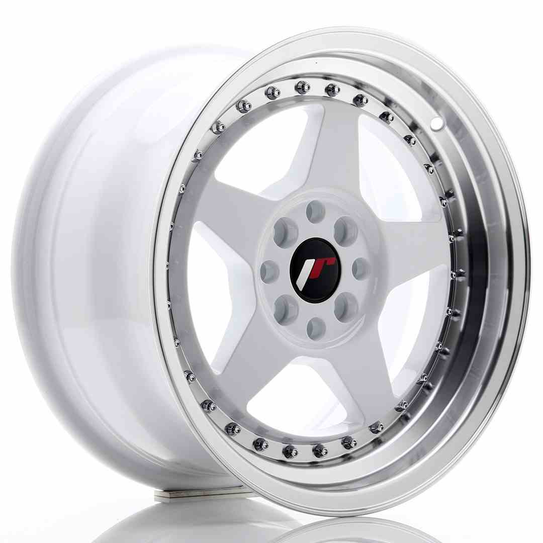 Japan Racing JR Wheels JR6 16x8 ET25 4x100 4x108 White