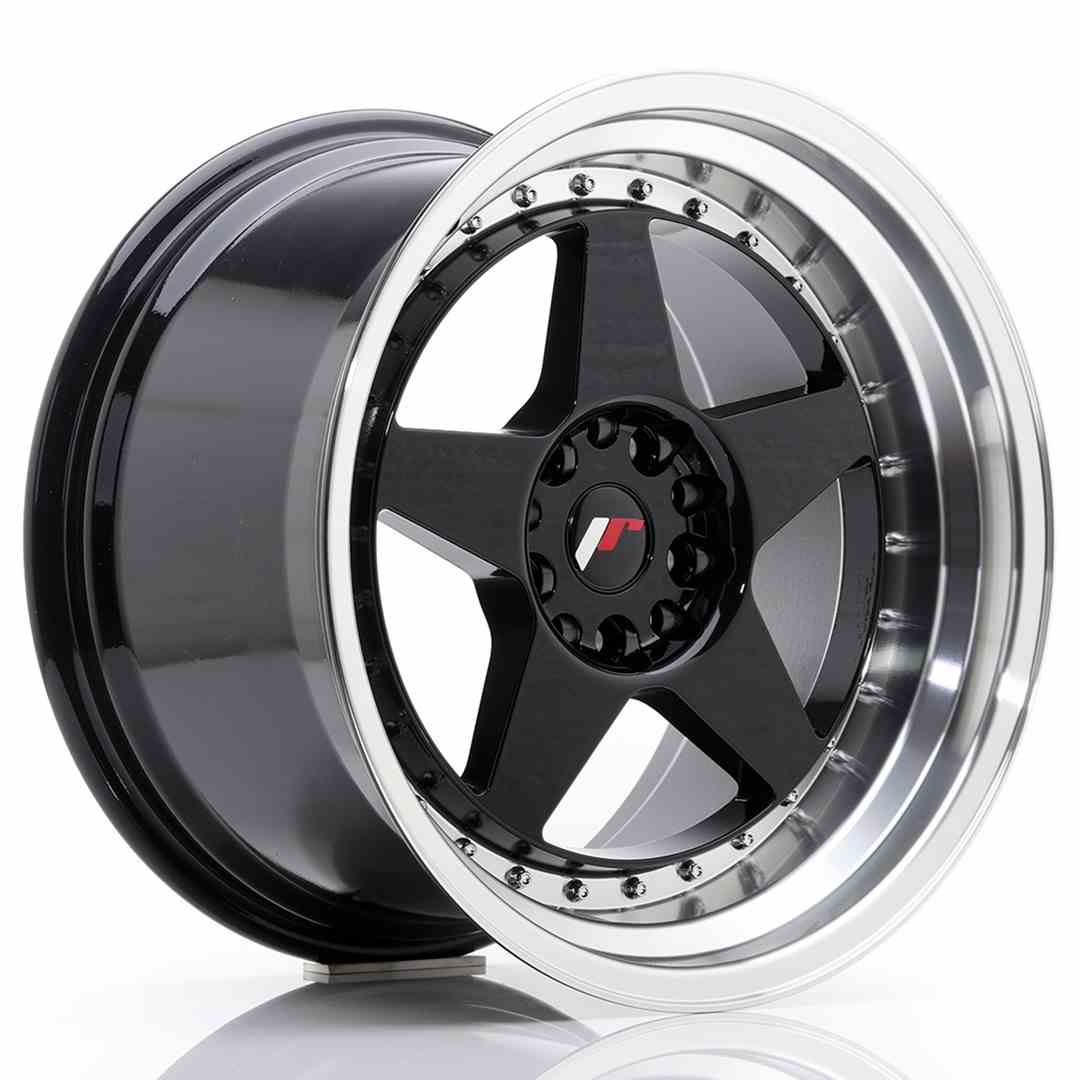Japan Racing JR Wheels JR6 18x10.5 ET25 5x114.3 5x120 Black